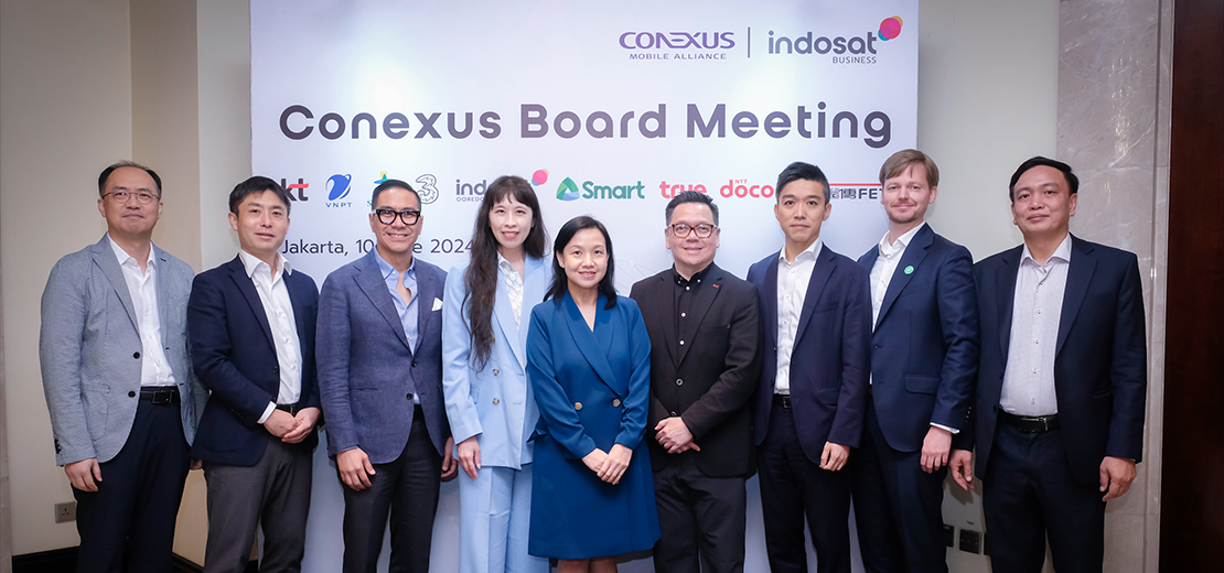 Conexus Mobile Alliance made the first Conexus Board Meeting in person at Jakarta, Indonesia, 10 June 2024, after pandemic impact